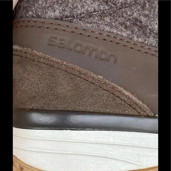 Salomon tall fur boots size 7.5