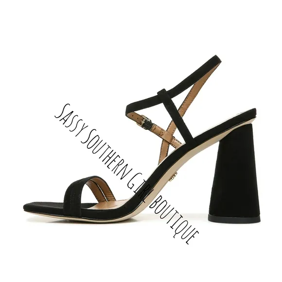 🆕⭐Sam Edelman black round heel sandal