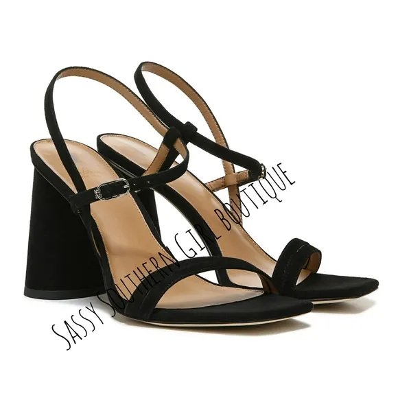 🆕⭐Sam Edelman black round heel sandal