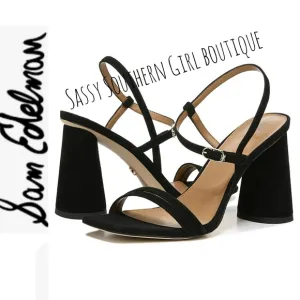 🆕⭐Sam Edelman black round heel sandal