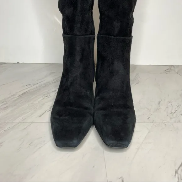 Sam Edelman Molly Black Suede Tall Boot 7M