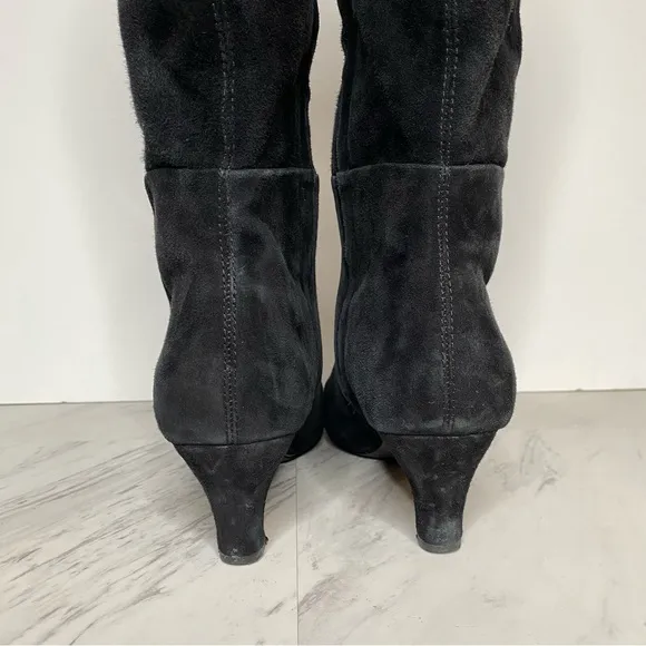 Sam Edelman Molly Black Suede Tall Boot 7M