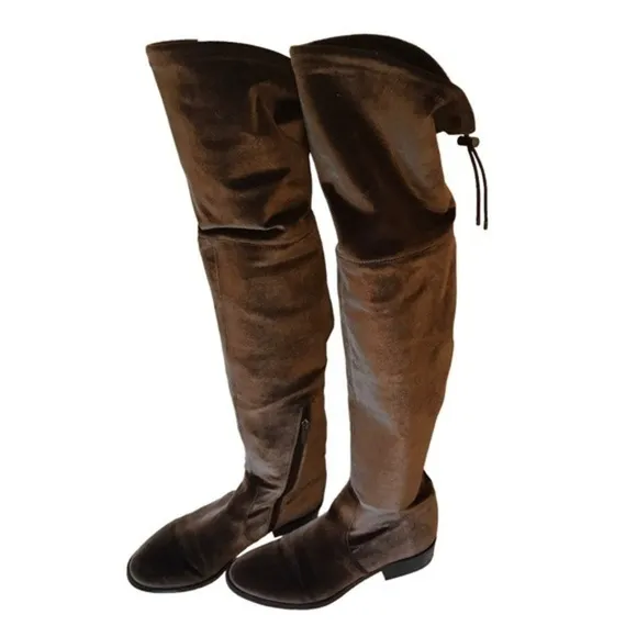 SAM EDELMAN Patricia Velvet Over The Knee Boots
