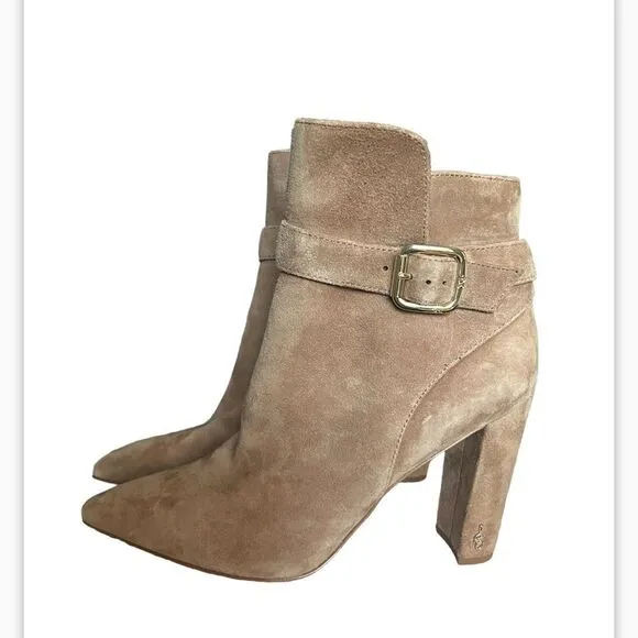 Sam Edelman Rita Pointed Toe Suede Boots