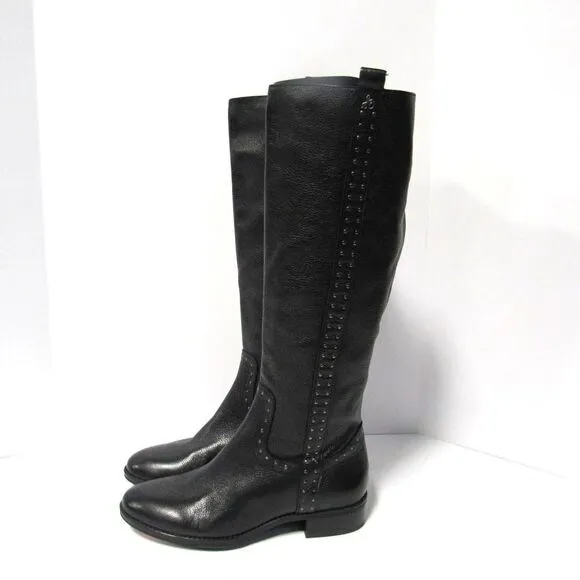 Sam Edelman Prina Leather Tall Boots in Black