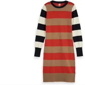 Scotch &amp; Soda Stripe Sweater Dress