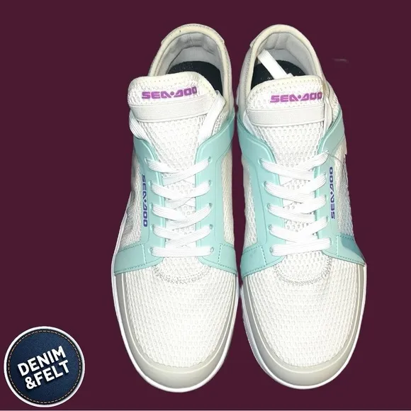 Sea-Doo Unisex Mint Green/White/Purple Water Shoes/Sneakers | NEW/NIB!!🌊🚤🌊