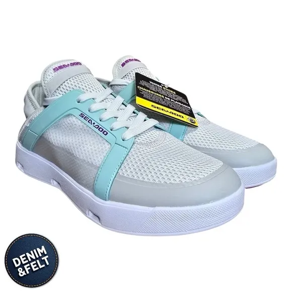 Sea-Doo Unisex Mint Green/White/Purple Water Shoes/Sneakers | NEW/NIB!!🌊🚤🌊