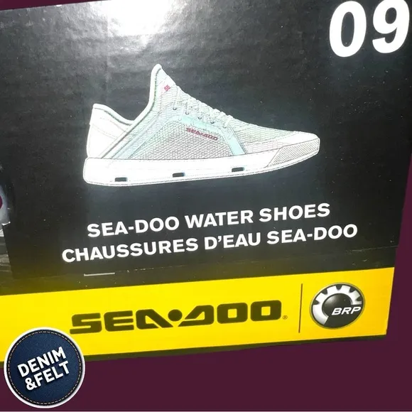 Sea-Doo Unisex Mint Green/White/Purple Water Shoes/Sneakers | NEW/NIB!!🌊🚤🌊