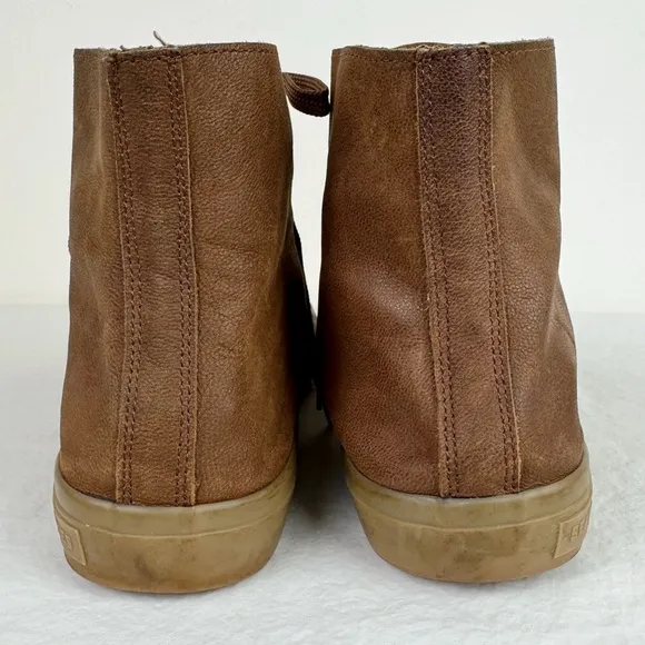 SeaVee's Army Issue High Burnished Leather Sneakers