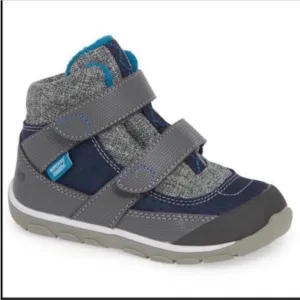 See Kai Run Atlas II Waterproof Insulated Snow Boots Shoes Boys Navy Baby Sz NTW