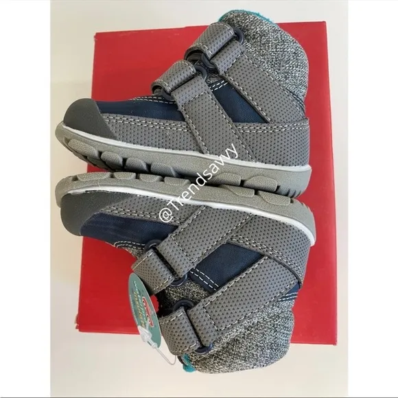 See Kai Run Atlas II Waterproof Insulated Snow Boots Shoes Boys Navy Baby Sz NTW