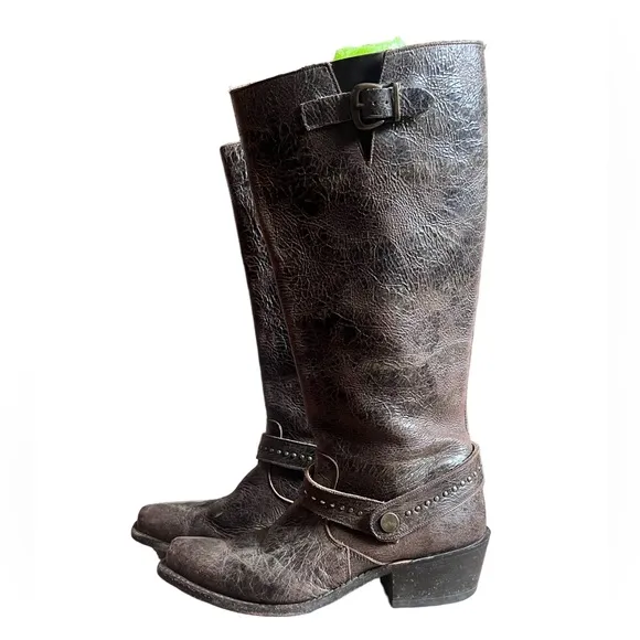 Senora Double H Western Leather Boots