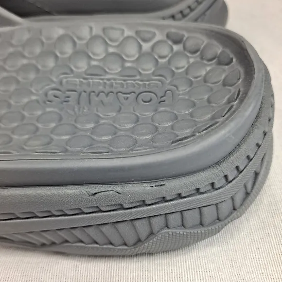 Skechers Foamies Island Cove Sandals Mens 10 Thong Slip-on Gray Grey #243102