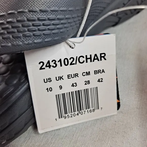 Skechers Foamies Island Cove Sandals Mens 10 Thong Slip-on Gray Grey #243102