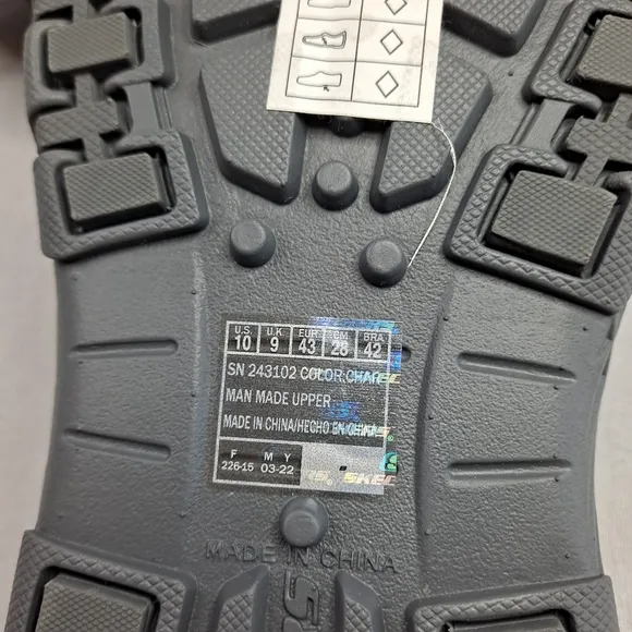 Skechers Foamies Island Cove Sandals Mens 10 Thong Slip-on Gray Grey #243102
