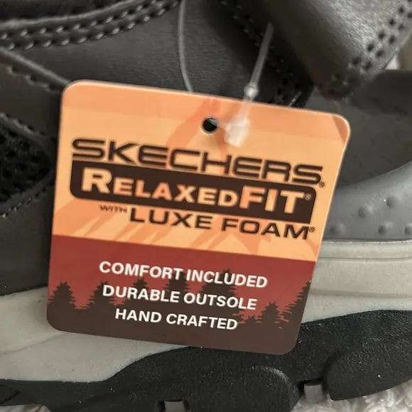 Skechers Mens 13 Relaxed Fit Tresmen Outseen Fisherman Sandals Gray 204111-GRY