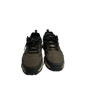 Skechers Mens Size 13 Brown Sneaker Goodyear Shoes Lace Tie Up Water Repellent