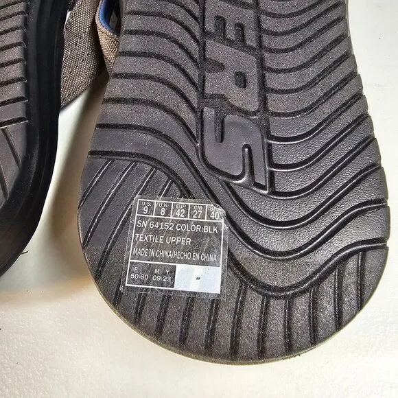 Skechers Proven SD Radnor Relaxed Fit Flip Flop Sandals Men Size‎ 9 Brown 204576