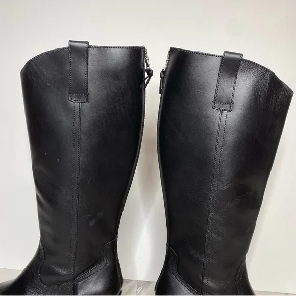 Sofft Astoria Black Leather Tall Boot 8M