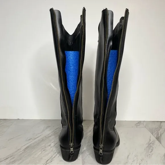 Sofft Astoria Black Leather Tall Boot 8M