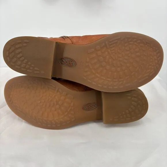 Sofft Naoma Slingback Sandals Luggage Brown Leather Size 9, Vacation Comfort