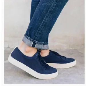 Soludos Men's Ashore Mesh Sneakers 10 Midnight Blue Travel Breathable Casual NEW