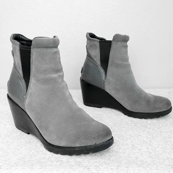 SOREL After Hours Chelsea Wedge Heeled Ankle Booties US 9.5 Waterproof