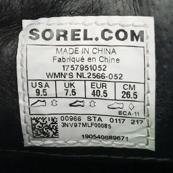 SOREL After Hours Chelsea Wedge Heeled Ankle Booties US 9.5 Waterproof