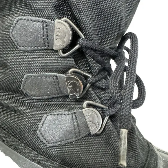 Sorel Bear II Insulated Black Rain Snow Boots Shoes 1022-010 Men’s Size 7