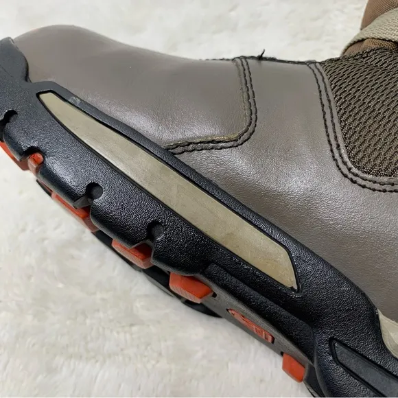 Sorel Big Kids Method 360 Brown Leather Snow Boots Waterproof Size 6 US / 38 EU