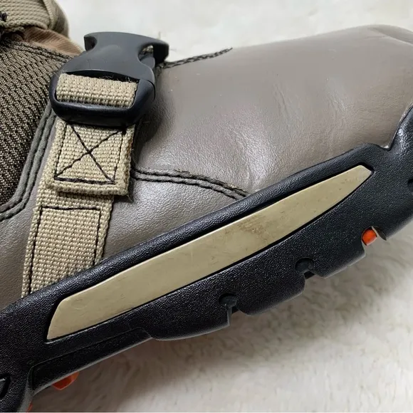Sorel Big Kids Method 360 Brown Leather Snow Boots Waterproof Size 6 US / 38 EU