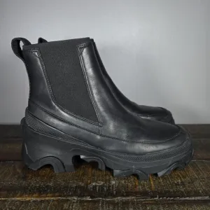 Sorel Brex Chelsea Heeled Womens Size 6.5 Waterproof Pull On Boots Black