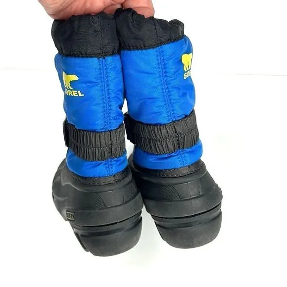 Sorel Children's Flurry Snow Winter Boots Blue Black NC1965-014 US 10 (15 cm)