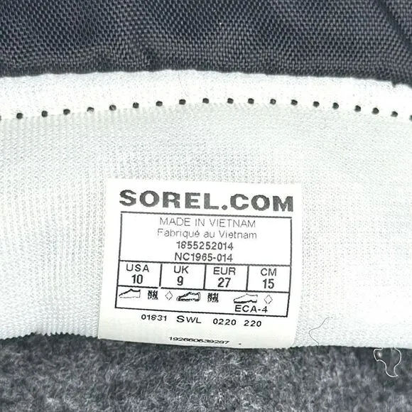 Sorel Children's Flurry Snow Winter Boots Blue Black NC1965-014 US 10 (15 cm)
