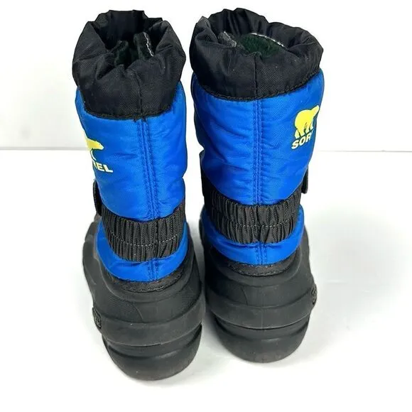 Sorel Children's Flurry Snow Winter Boots Blue Black NC1965-014 US 10 (15 cm)