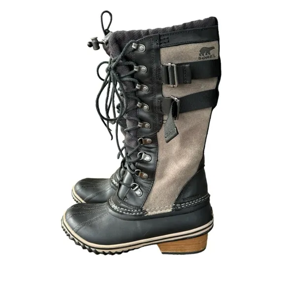 Sorel Conquest Carly II Winter Tall Boots Women’s Size 7
