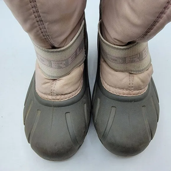 Sorel Cub Winter Boots Girls Size 13 Pink Inner Lined Waterproof NY1799-636