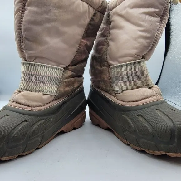 Sorel Cub Winter Boots Girls Size 13 Pink Inner Lined Waterproof NY1799-636