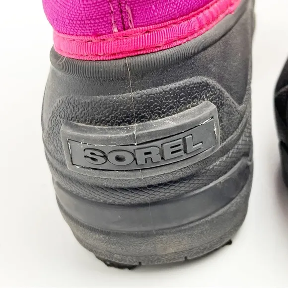 SOREL Cumberland Pink Toggle Closure Insulated Waterproof Boots, Size 5