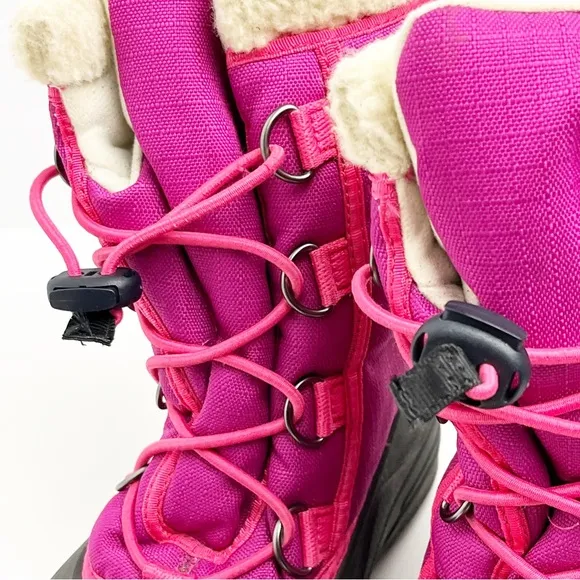 SOREL Cumberland Pink Toggle Closure Insulated Waterproof Boots, Size 5