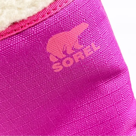 SOREL Cumberland Pink Toggle Closure Insulated Waterproof Boots, Size 5