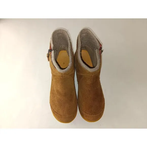 Sorel Meadow Women’s sz 8.5 Tan Brown Zip Waterproof Suede Boots NL2189 287
