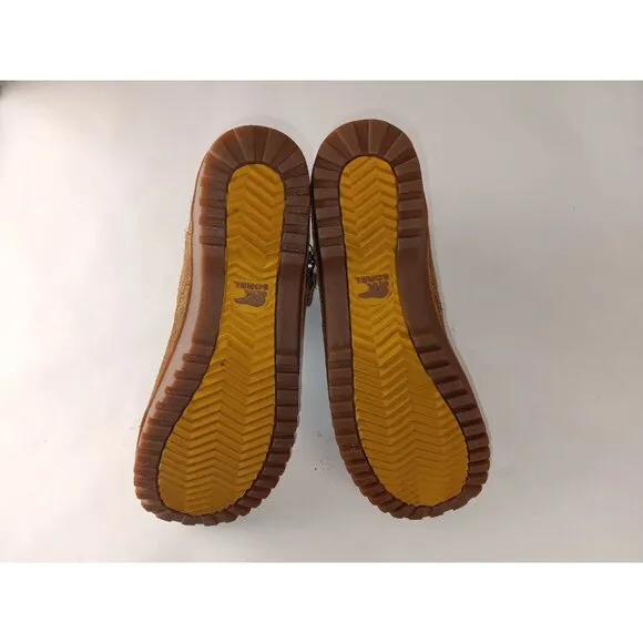Sorel Meadow Women’s sz 8.5 Tan Brown Zip Waterproof Suede Boots NL2189 287