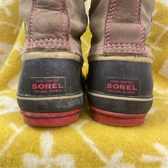 SOREL NL 1540-254 Joan of Arctic Size 9 Taupe Suede Tall Winter Boots Women's