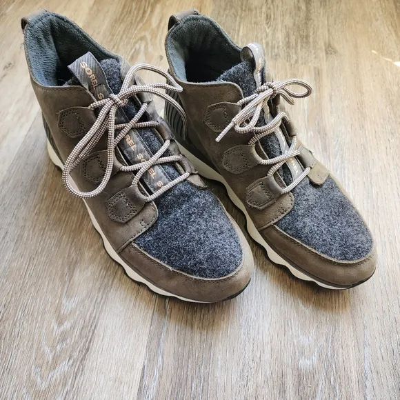 SOREL Sneakers Women's Kinetic Caribou Boot Waterproof Size 9.5