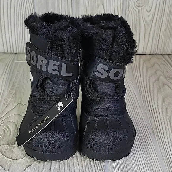 Sorel Snow Commander Winter Boots Kids Toddler Size 4 NEW