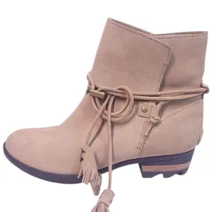 Sorel Tan Farah Short Waterproof Boots Womens 8.5