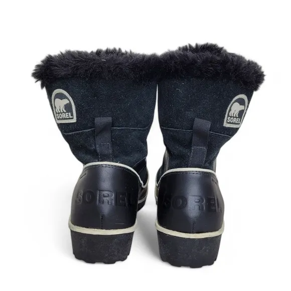 Sorel Tivoli II Lace Up Shorts Boots 8 Black