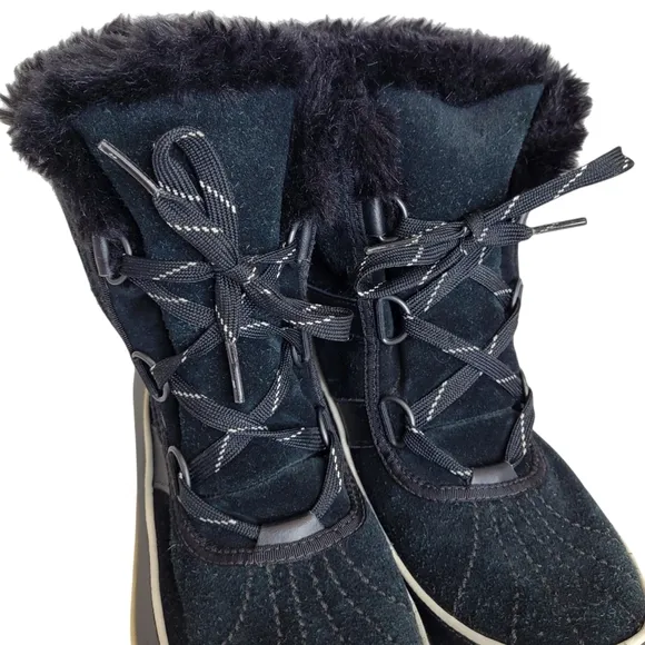 Sorel Tivoli II Lace Up Shorts Boots 8 Black